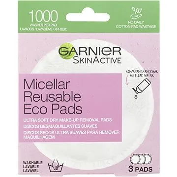 GARNIER Micellar Reusable Eco Pads 3 ks (3600542380607)