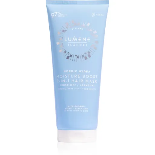 Lumene Nordic Hydra [LÄHDE] Moisture Boost hydratační maska na vlasy 2 v 1 200 ml
