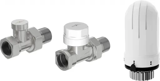 MEXEN/S G03 termostatická sada pro radiátor středová, nikl W914-012-938-01