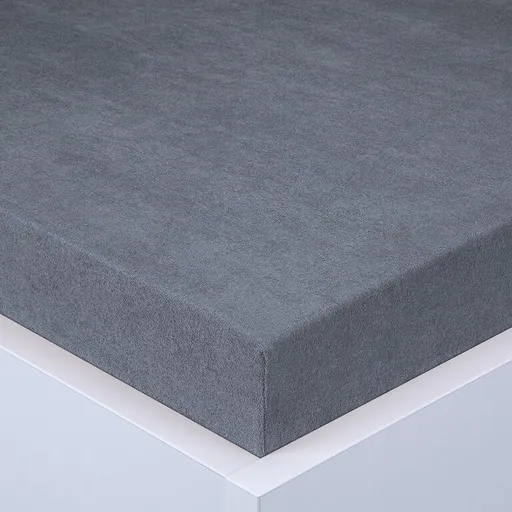 Napínací prostěradlo froté EXCLUSIVE antracit 160 x 200 cm