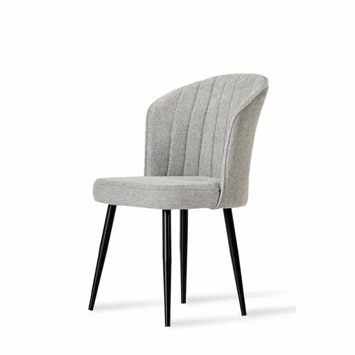 Sada jídelních židlí Rubi Light Grey and Black, 4 ks