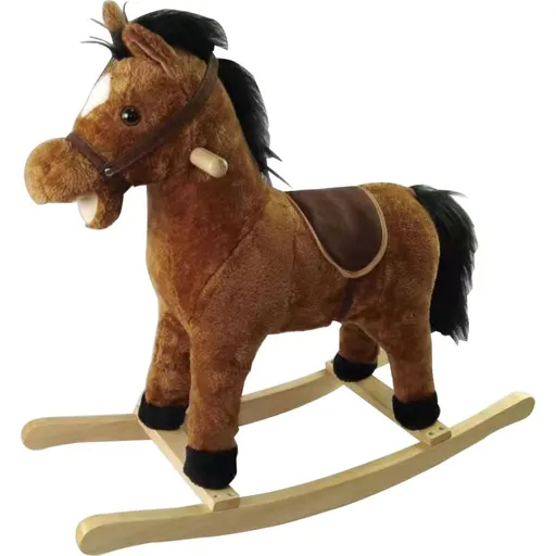 Wiky Kůň houpací hnědý 71 x 28 x 65 cm