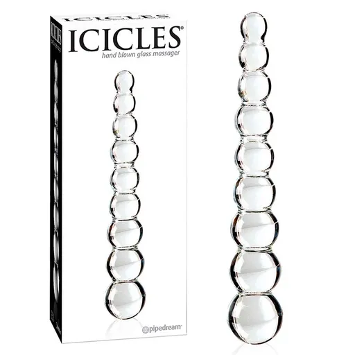Pipedream Skleněné dildo Icicles No. 2 (22 cm)