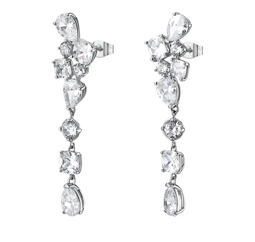 Brosway Luxusní visací náušnice s čirými kubickými zirkony Dreaming BIG24