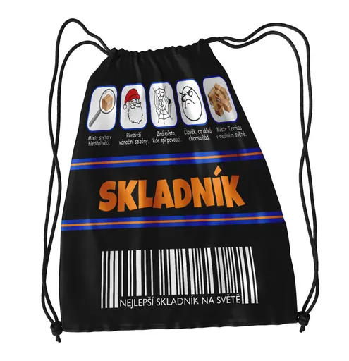 Vak na záda Skladník 100%