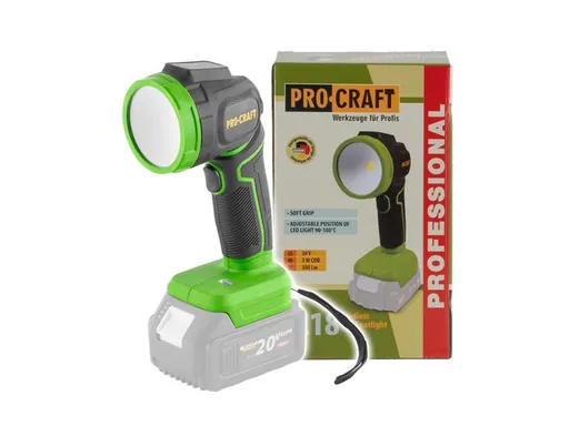 LED reflektor AKU PROCRAFT LL18bb bez akumulátoru
