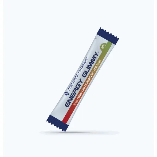 Scientiffic Nutrition Energetické gumové bonbony 3x10 g (jahoda)