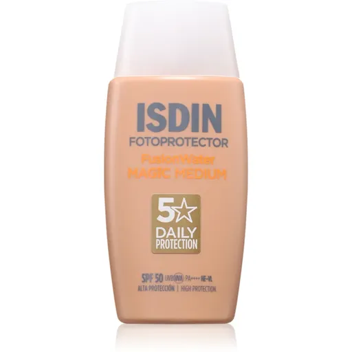 ISDIN Fotoprotector FusionWater Magic Medium SPF50 lehký tónovací fluid SPF 50 50 ml