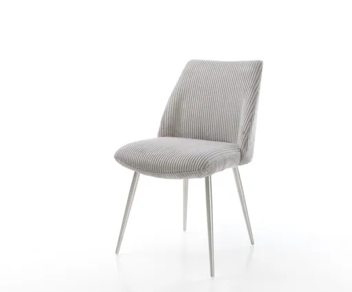 Jídelní židle Elso-Flex podnož zúžená nerezová ocel manšestr