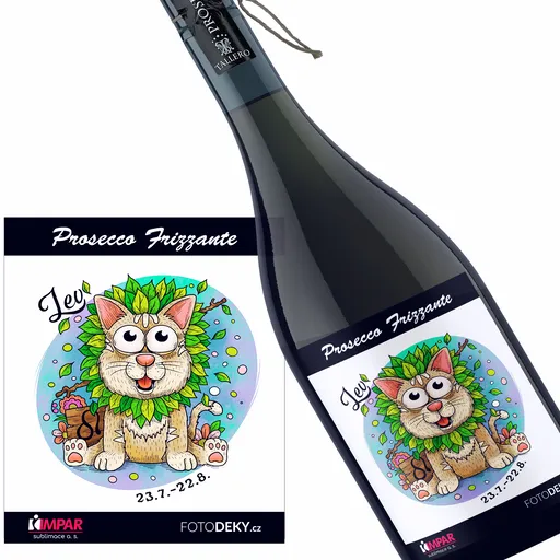 Víno Kočičí znamení – lev (Druh Vína: Prosecco)