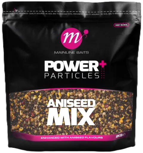 Mainline ochucený partikl power+ aniseed mix 2 kg