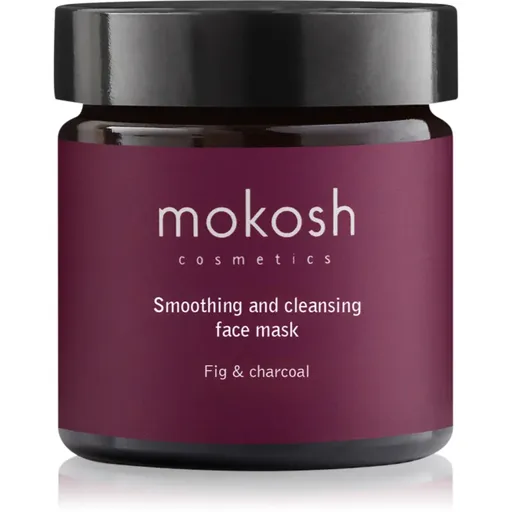 Mokosh Fig & Charcoal čisticí pleťová maska s vyhlazujícím efektem 60 ml