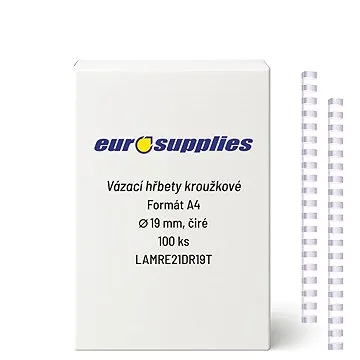 EUROSUPPLIES A4 19 mm čirý - balení 100 ks (LAMRE21DR19T)