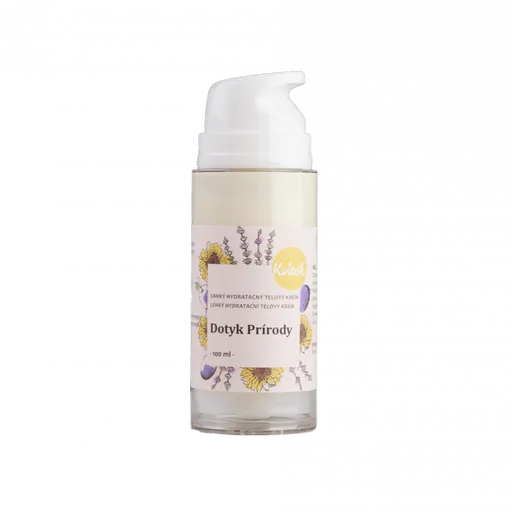 Kvitok Hydratační tělový krém Dotek přírody - lehký (100 ml)