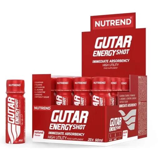 Nutrend GUTAR ENERGY SHOT 1 x 60 ML Energetický shot, , velikost 60 ML