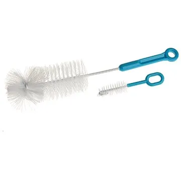 AKUKU kartáč na láhev a dudlík, modrý (5907644005703)