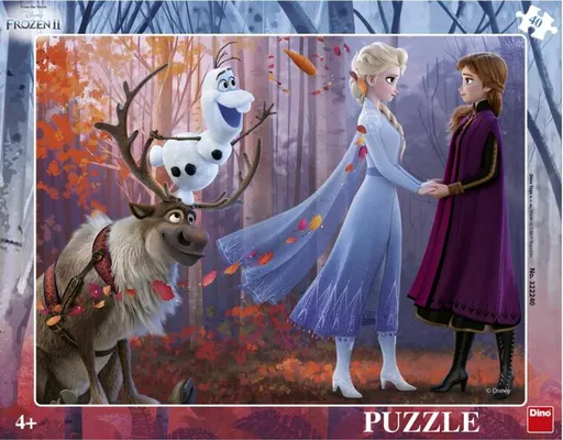 Puzzle Frozen II radost 40 dílků deskové