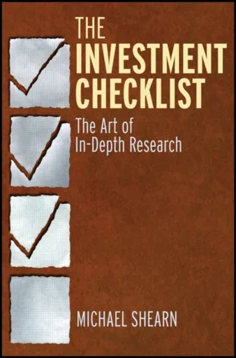 The Investment Checklist - Michael  Shearn
