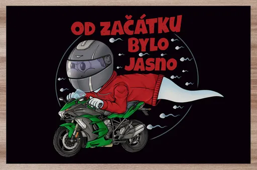 Prostírání Motorkářská spermie