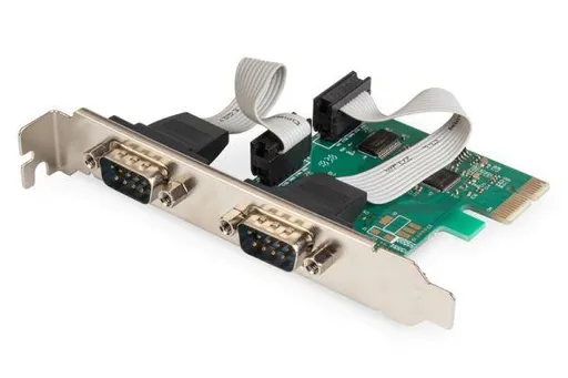 Digitus Adaptér PCI Express x1 2xseriový port, +low profile čipová sada: ASIX99100