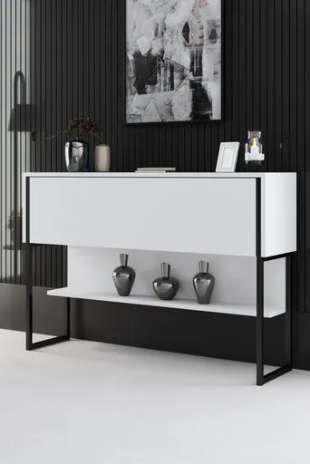 Komoda Luxe - Black, White