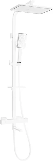 MEXEN/S CQ54  vanový sloup s termostatickou baterií, bílá / chrom 779105495-21