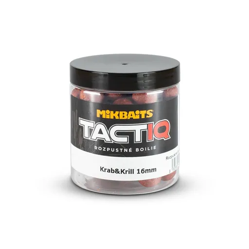Mikbaits Rozpustné boilie TactiQ Krab&Krill 250ml - 16mm,Mikbaits Rozpustné boilie TactiQ Krab&Krill 250ml - 16mm