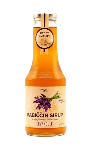 Nature Notea Babiččin sirup bylinný Levandule 500 ml