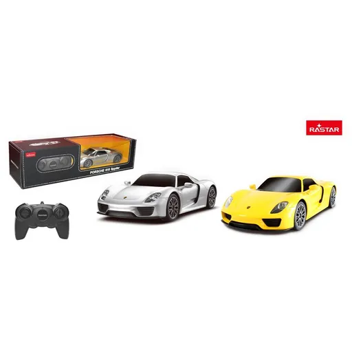 Rastar RC auto 1 : 24 Porsche 918 Spyder žluté