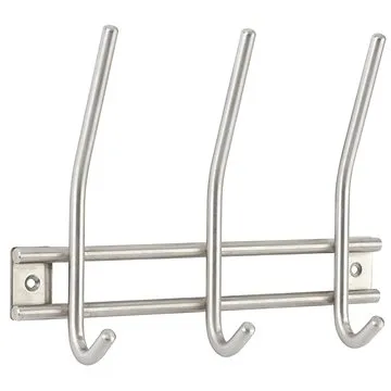 Věšáková lišta 220x165mm, 3 háčky, nerez (8146)