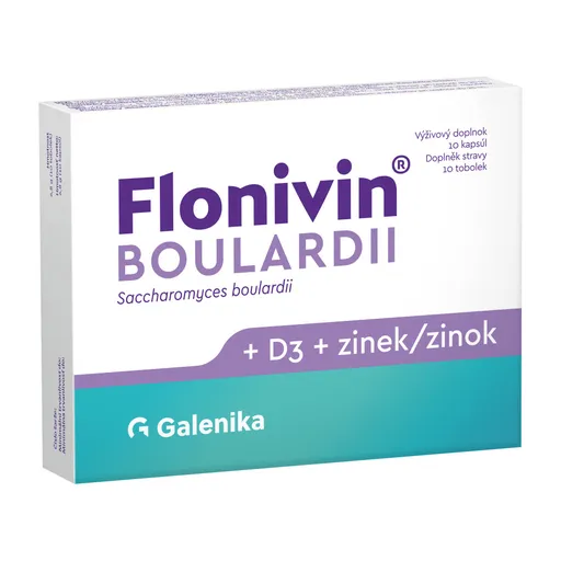 Flonivin BOULARDII + D3 + zinek 10 tobolek