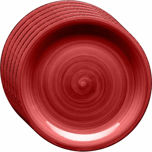 Mäser Sada 6 dezertních talířů Bel Tempo 19,5 cm, červená