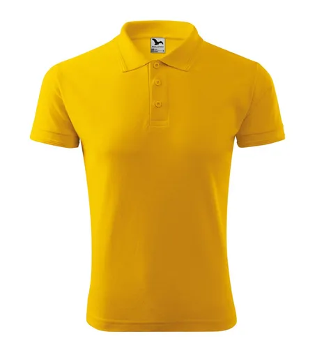 MALFINI Pánská polokošile Pique Polo - Žlutá | 4XL