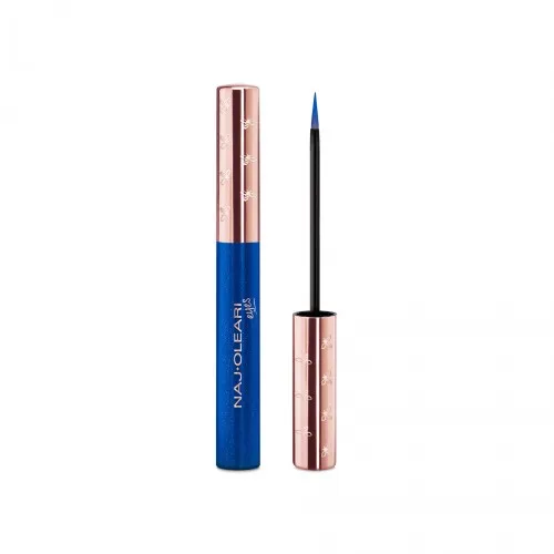 Naj-Oleari Impeccable Eyeliner tekuté oční linky - 02 magnetic blue 4ml