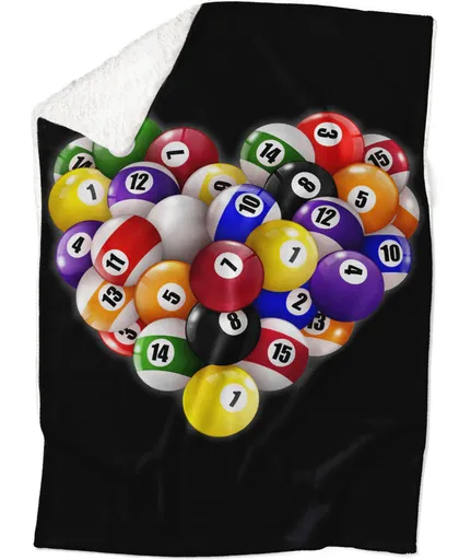 Deka Kulečníkové srdce (Podšití beránkem: ANO)