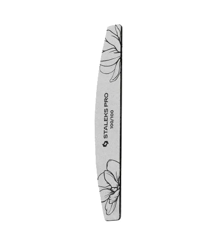 STALEKS Minerální pilník na nehty Expert 40 100/100 (Crescent Mineral Nail File) 25 ks