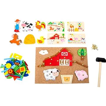 Small Foot Kreativní hra farma (4020972102287)