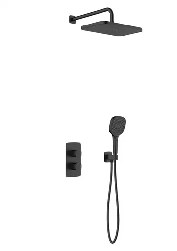 KFA Sada sprchová Malaga, termostatická, podomítková, černá 5759-501-81