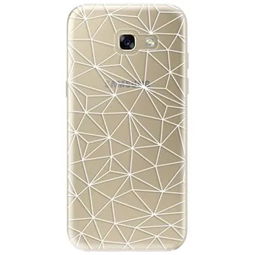 iSaprio Abstract Triangles 03 - white pro Samsung Galaxy A5 (2017) (trian03w-TPU2_A5-2017)