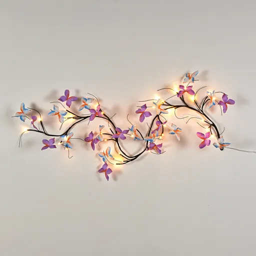 LED větvička s motýly