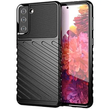 Thunder silikonový kryt na Samsung Galaxy S22 Plus, černý (HUR40045)