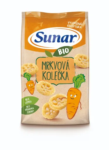 Sunar BIO Mrkvová kolečka křupky 45 g