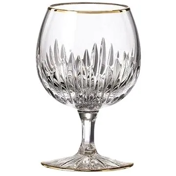 Bohemia Crystal Sada sklenic na brandy 2 ks 220 ml PRISMA LINE GOLD (8597874223496)