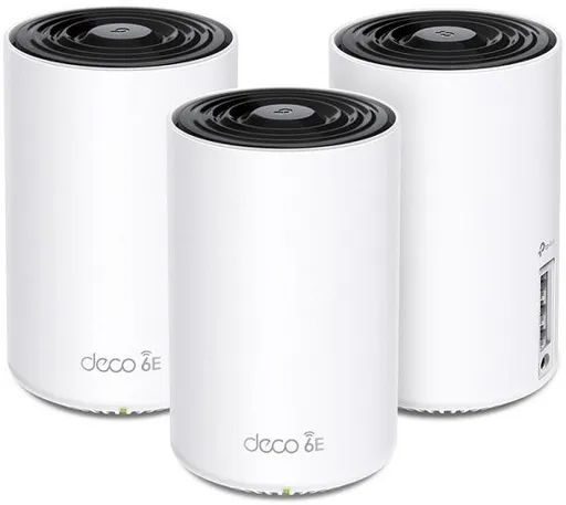 TP-Link Deco XE75 Pro(3-pack) - Multi-Gig 2,5 Gbps AXE5400 třípásmový Meshový Wi-Fi 6E systém, HomeShield (3-pack)