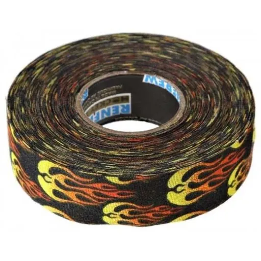 RENFREW SKULL AND FLAME Páska, černá, velikost