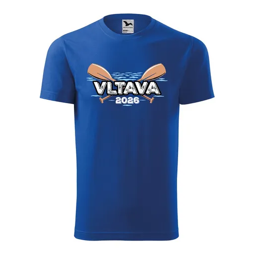 Bontis Tričko s potiskem "Vltava" - Královská modrá | 2XL