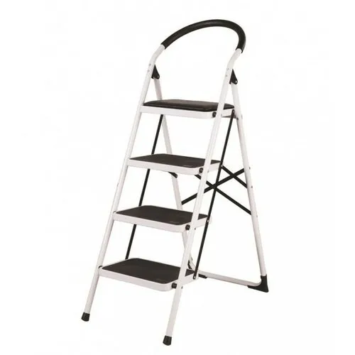 Ocelové skládací schůdky Klapp, 4 stupně, 4 stupně