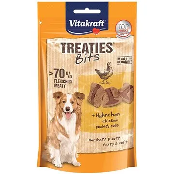 Vitakraft Dog pochoutka Treaties Bits kuřecí 120 g (4008239367211)
