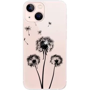 iSaprio Three Dandelions - black pro iPhone 13 mini (danbl-TPU3-i13m)