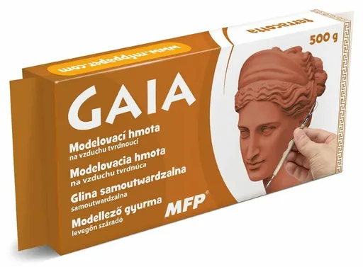 Modelovací hmota GAIA 500g terracotta - -